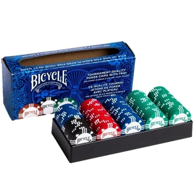 Abbildung von United States Playing Card Company (Bicycle/Bee/Aviator) 1006305 US Bicycle 100 8 Gram Clay Chips