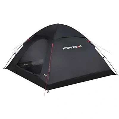 Abbildung von High Peak Kuppelzelt für 4 Personen Campingzelt Igluzelt 1500mm wasserdicht, Festivalzelt mit Wannenboden