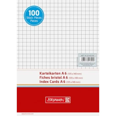 Abbildung von Brunnen Karteikarte A6 kar ws 100St