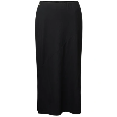 Abbildung von STREET ONE Damen A361771 Knielanger Rock, Schwarz, 42W