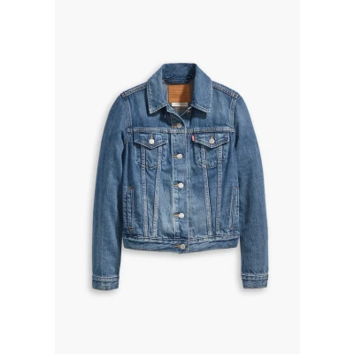 Abbildung von Levi&#039;s Original Trucker Jeansjacke, Damen, Größe: XS, Soft as butter dark