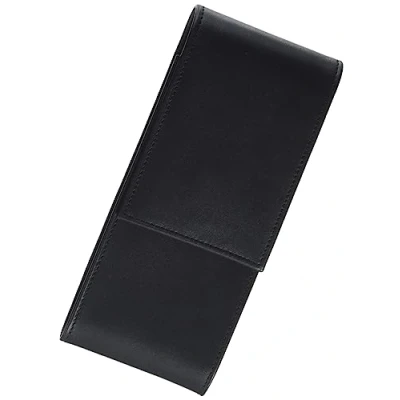 Abbildung von LAMY A 203 Lederwaren Hochwertiges Leder Etui 858 in der Farbe Schwarz Für drei Schreibgeräte