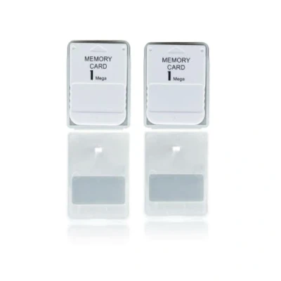 Abbildung von WICAREYO 2 Stück 1 MB Speicherkarte Memory Card für Playstation One PS1 Konsole Mega