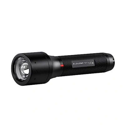 Abbildung von Ledlenser P6R Core QC LED Taschenlampe, Multicolor (weiß, rot, grün, blau), aufladbar mit 18650 Lithium Akku, Strobe Funktion, 270 Lumen, 335m Leuchtweite, inkl. Jagen, Angeln, Outdoor