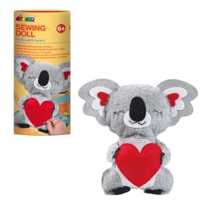 Abbildung von Avenir 6301618 DIY Nähset, Sewing Koala, Bastelset für Kinder, Kreativ Set, ab 6 Jahren