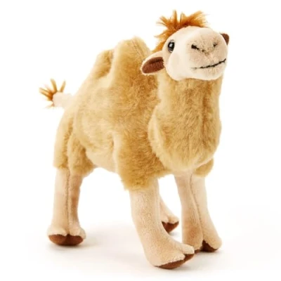 Abbildung von Plüschtier für Kinder, Teil der Safari Tier Kollektion, Kinder (16 cm lang) (Baktrian Camel)