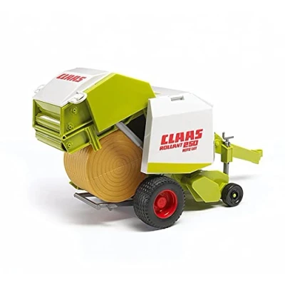 Abbildung von bruder 02121 Claas Rollant 250 Rundballenpresse 1:16 Ballenpresse Landwirtschaft Bauernhof Erntemaschine Feldarbeit Traktor Anhänger Stroh Heu Rundballen