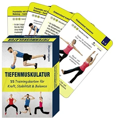 Abbildung von Tiefenmuskulatur: 55 Trainingskarten für Kraft, Stabilität &amp; Balance (Trainingsreihe von Ronald Thomschke)