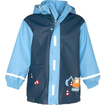 Abbildung von Playshoes Regenjacke / wasserabweisende Jacke für Kinder, Größe: 104, Blau