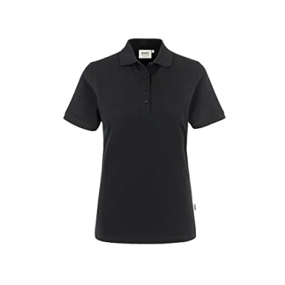 Abbildung von HAKRO Damen Polo Shirt &quot;Classic&quot; 110 schwarz Größe: M