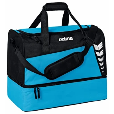 Abbildung von Erima Six Wings Sporttasche mit Bodenfach Gr. M Blauschwarz, Ohne Geschlecht