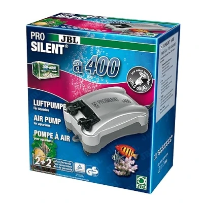 Abbildung von JBL ProSilent a400 Luftpumpe für Süß und Meerwasseraquarien von 200 600 L, 6054400, 1 Stück (1er Pack)