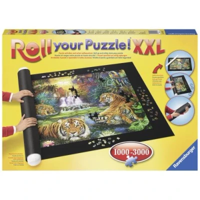Abbildung von Ravensburger Roll your Puzzle XXL Puzzlematte für Puzzles mit bis zu 3000 Teilen, Puzzleunterlage zum Rollen, Praktisches Zubehör zur Aufbewahrung von