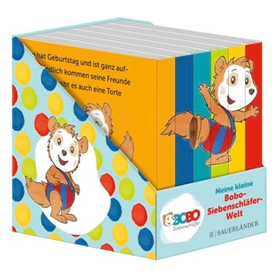 Abbildung von Meine kleine Bobo Siebenschläfer Welt (Würfel): mit ersten Wörter lernen Box 6 Mini Büchern für Kinder ab 2 Jahren