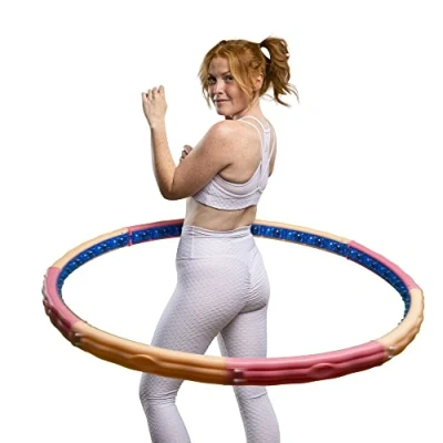 Abbildung von HOOPOMANIA Vital Hoop [2,6 kg] Hula Reifen mit Massagenoppen Hullahoop Erwachsene