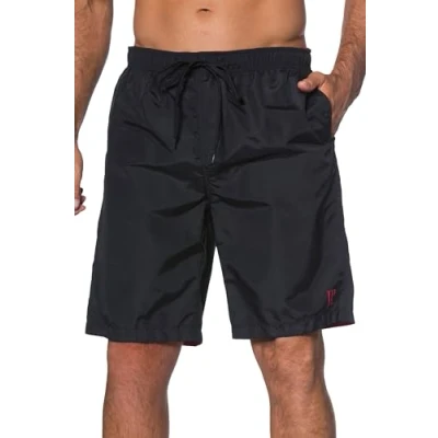 Abbildung von JP 1880 Herren Badeshorts, Beachwear, Elastikbund Badeshorts Schwarz 3XL