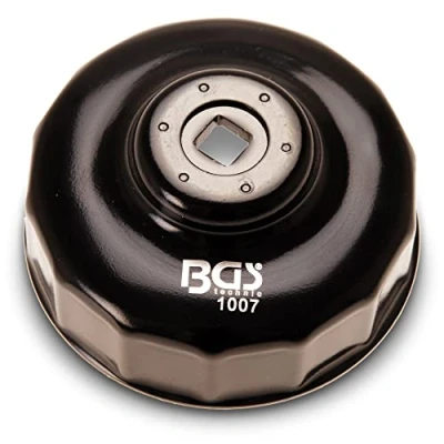 Abbildung von BGS 1007 Ölfilterschlüssel 14 kant Ø 84 mm für Mercedes Benz schwarz lackiert
