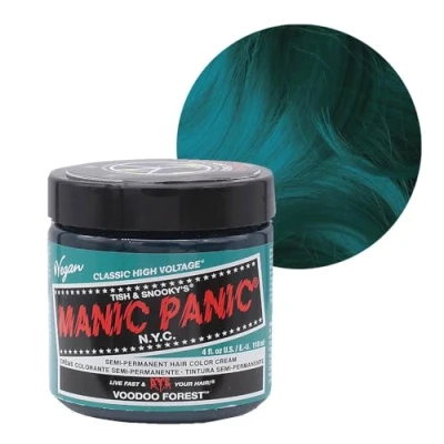 Abbildung von Manic Panic Voodoo Forest Classic Creme, Vegan, Cruelty Free, Green Semi Permanent Hair Dye 118ml