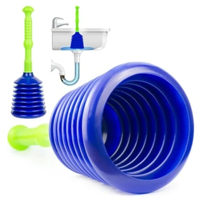 Abbildung von Luigi&#039;s Pömpel Pümpel Saugglocke bei Verstopfung im Abfluss, Toilette, Waschbecken Kleiner und Leistungsstarker, Kommerzieller Klempner Plunger mit Großem Faltenbalg