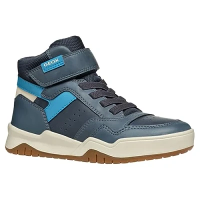 Abbildung von Geox Perth BOY Sneaker high für Kinder, Größe: 36, Navy/dark red Schuhe