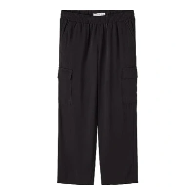 Abbildung von Name it Straight FIT Cargohose für Kinder, Größe: 164, Black