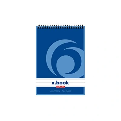 Abbildung von Herlitz 110619 Spiralnotizblock A6, 50 Blatt 10 Stück