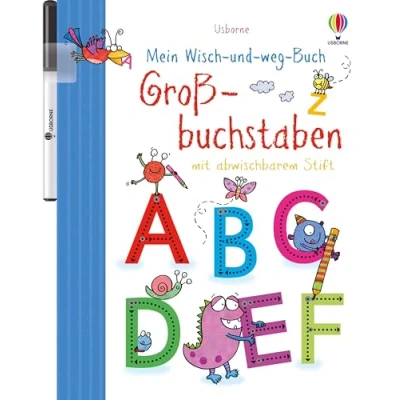 Abbildung von Mein Wisch und weg Buch: Großbuchstaben: mit abwischbarem Stift (Meine Bücher)