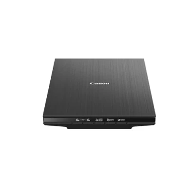 Abbildung von Canon Lide 400 Scanner (A4 Flachbett, CIS Sensor, 4,800 x dpi, USB Stromversorgung, 5 Scan Buttons, Halter für senkrechte Aufstellung) schwarz