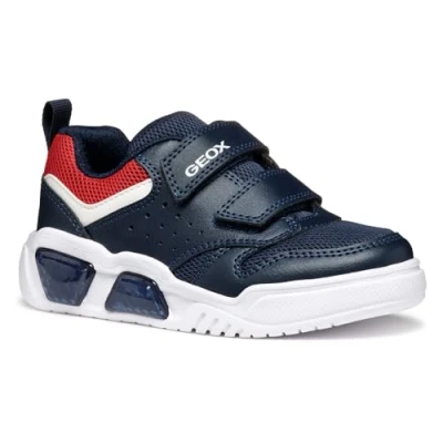 Abbildung von Geox J ILLUMINUS Boy A Sneaker, Navy/Red, 25 EU