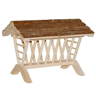 Abbildung von Kerbl Pet 82888 Heukrippe Nature 45 x 32 33 cm