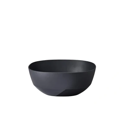 Abbildung von Mepal Servierschale Silueta Spülmaschinen und mikrowellenfest Salatschüssel Tapas Teller Geschirr 3000 ml Nordic black