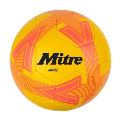 Abbildung von Mitre Impel L30P Fußball, hohe Strapazierfähigkeit, Formbeständigkeit, Gelb/Orange, 3