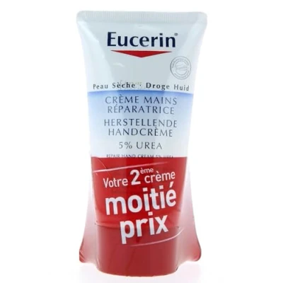 Abbildung von Eucerin UreaRepair Plus Handcreme, 5% Urea, 2 x 75 ml