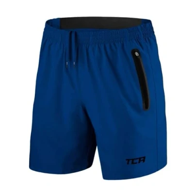 Abbildung von TCA Herren Elite Tech Leichte Laufhose Gymshorts Trainingsshorts und Laufshorts mit Reißverschlusstaschen Sporthose Kurz Blau, M