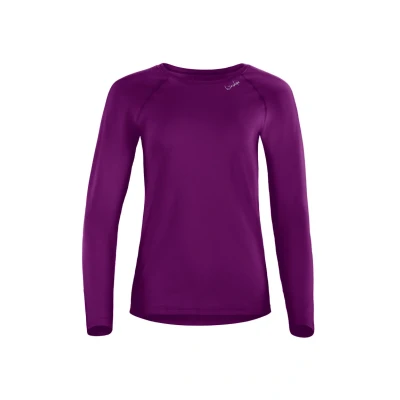 Abbildung von Winshape Langarmshirt, Damen, Größe: XXL, Dark plum