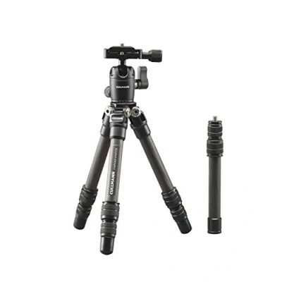 Abbildung von Cullmann CARVAO 816TCS Reisestativ aus Carbon (max. 70, 5cm Auszugshöhe, Packmaß 27cm, Tragfähigkeit 4kg, Gewicht 445g)