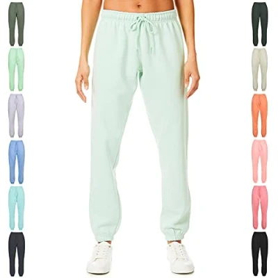Abbildung von Light &amp; Shade Damen Soft Touch Loungewear Jogginghose Jogger, Nebelhafte Jade, M