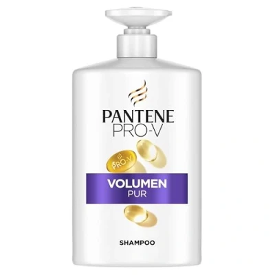 Abbildung von Pantene Pro V Volumen Pur Shampoo 100ml Pumpspender für Feines, Plattes Haar. Reinigt Sanft. Schützt die Haarbindungen. Ohne Silikone, Mineralöle und Farbstoffe. Active Nutri Plex Technologie