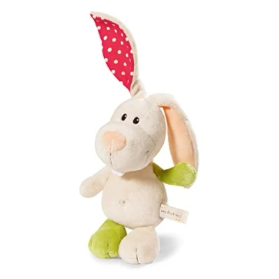 Abbildung von NICI 39685 Schmusetier Hase Tilli 25cm Stofftier für Babys, Kleinkinder und alle Kuscheltierliebhaber beige, 1 Stück (1er Pack)