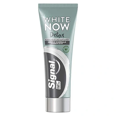 Abbildung von Signal White Now Zahnpasta Whitening Detox Ton &amp; Aktivkohle, 75 ml