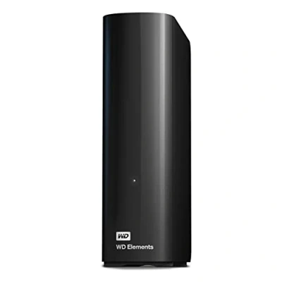 Abbildung von WD Elements Desktop Speicher 14 TB (Desktop USB 3.0 kompatibel, Zusatzspeicher für Fotos, Musik, Videos und alle anderen Dateien, stoßfest) Schwarz