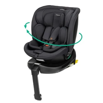 Abbildung von Bebeconfort RevolveFix Plus 360 i Size, Autositz Drehbar, 012 Jahre, 40150cm, ISOFIX Kindersitz, Stützbein Installation, Grad Drehung, 8 Liegepositionen, 12 Kopfstützenpositionen, Full Black