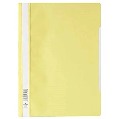 Abbildung von Durable Sichthefter A4 Standard, PP, 227 x 310 mm, gelb, 50er Packung, 257304