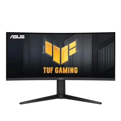Abbildung von ASUS TUF Gaming VG34VQL3A 34 Zoll UWQHD Curved Monitor 180 Hz, 1ms GtG, FreeSync, AdaptiveSync, DisplayHDR 400 VA Panel, 21:9, 3440x1440, DisplayPort, HDMI, USB Hub, ergonomisch, Speaker, Schwarz