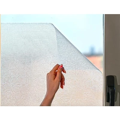 Abbildung von MARAPON® Fensterfolie mit Mosaikmuster [30x200 cm] inkl. eBook Profitipps Statische Haftung &amp; Blickdicht Sichtschutz selbsthaftend