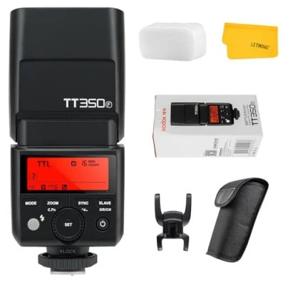 Abbildung von Godox TT350F 2,4 G HSS 1/8000s Flash TTL GN36 Kamera Speedlite für Fuji X Pro2 T2 Tl T10 EL A3 X100F ect. Digital