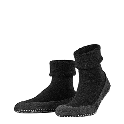 Abbildung von FALKE Herren Stoppersocken Cosyshoe M Hp Wolle rutschhemmende Noppen 1 Paar, Grau Anthracite Melange 3080, 41/42 EU