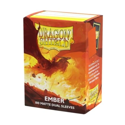 Abbildung von Arcane Tinmen Sleeve: Dragon Shield Matt Dual Ember Alaric Revolution Kindlerh (100) (Orange) AT 15054