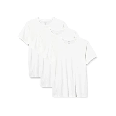 Abbildung von Calvin Klein Underwear Classics CREW NECK 3 PACK Unterhemd/shirt, Herren, Größe: Large, White