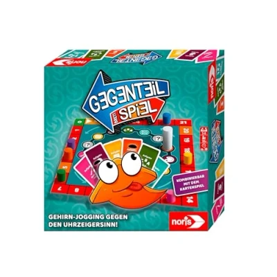 Abbildung von Noris 606062080 Gegenteil Spiel (Brettspiel ab 10 Jahre) kombinierbar mit dem Kartenspiel verrücktes Konzentrationsspiel für Kinder und Erwachsene 3 6 Spieler
